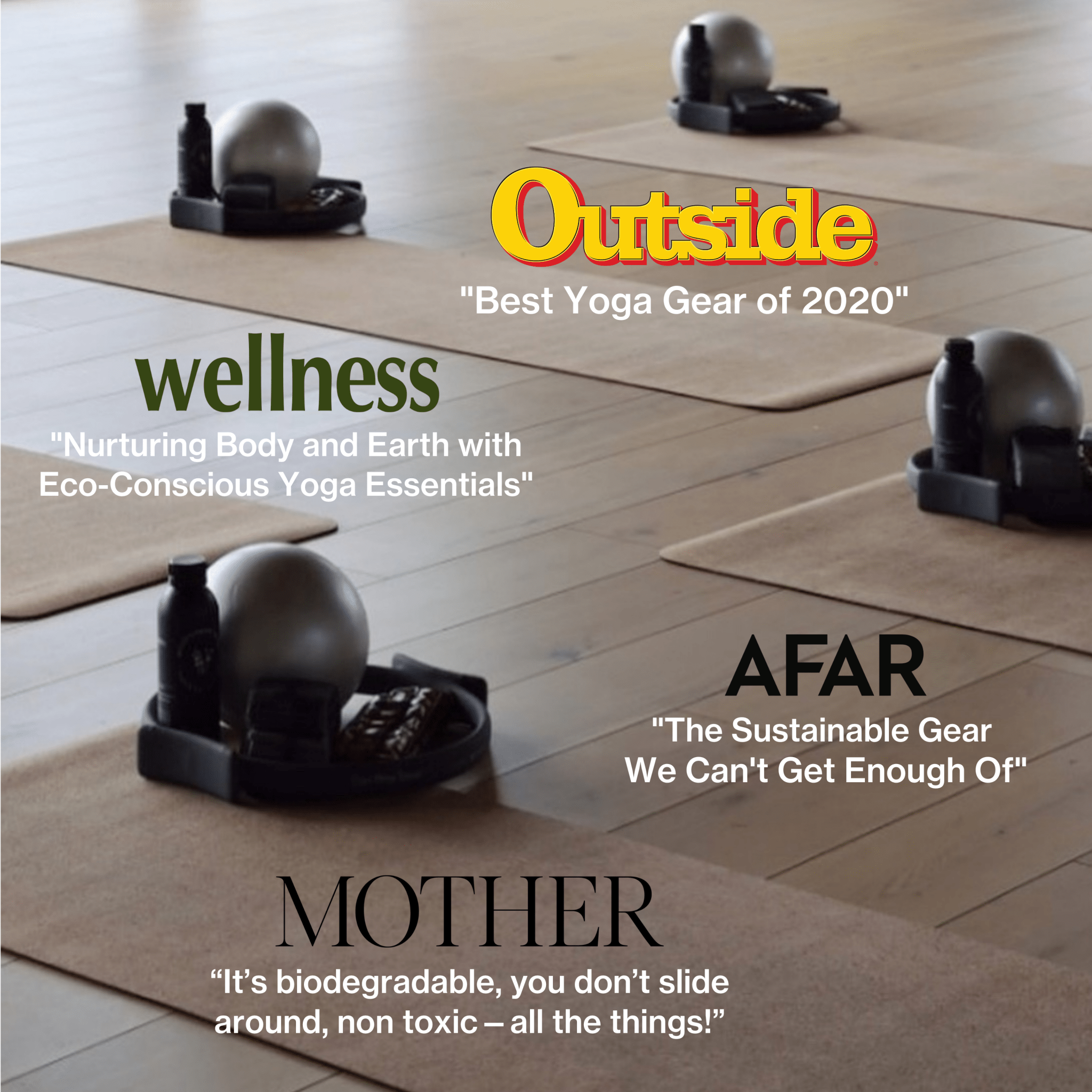 Ananday Cork Yoga Mat - Reprise Activewear