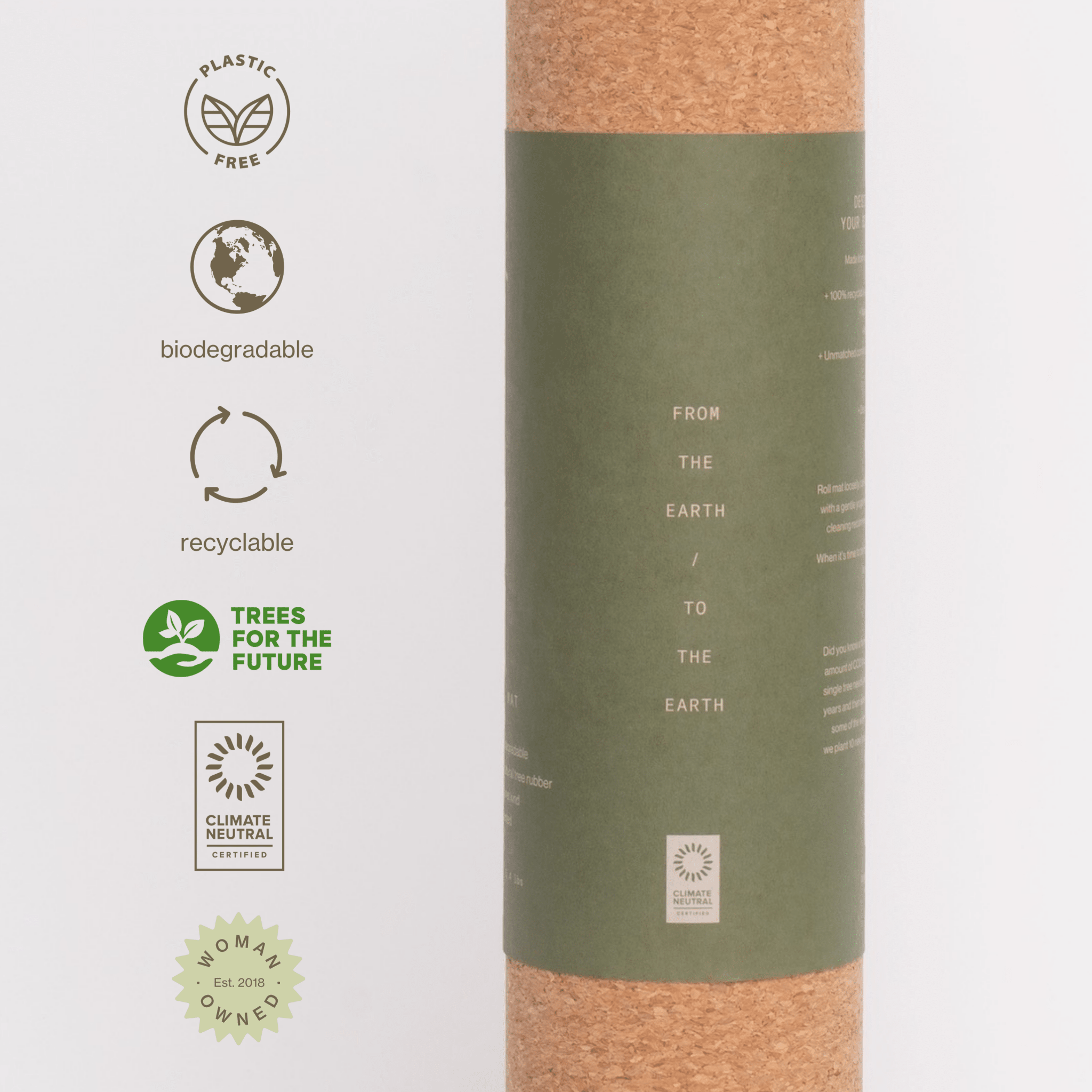 Ananday Cork Yoga Mat - Reprise Activewear