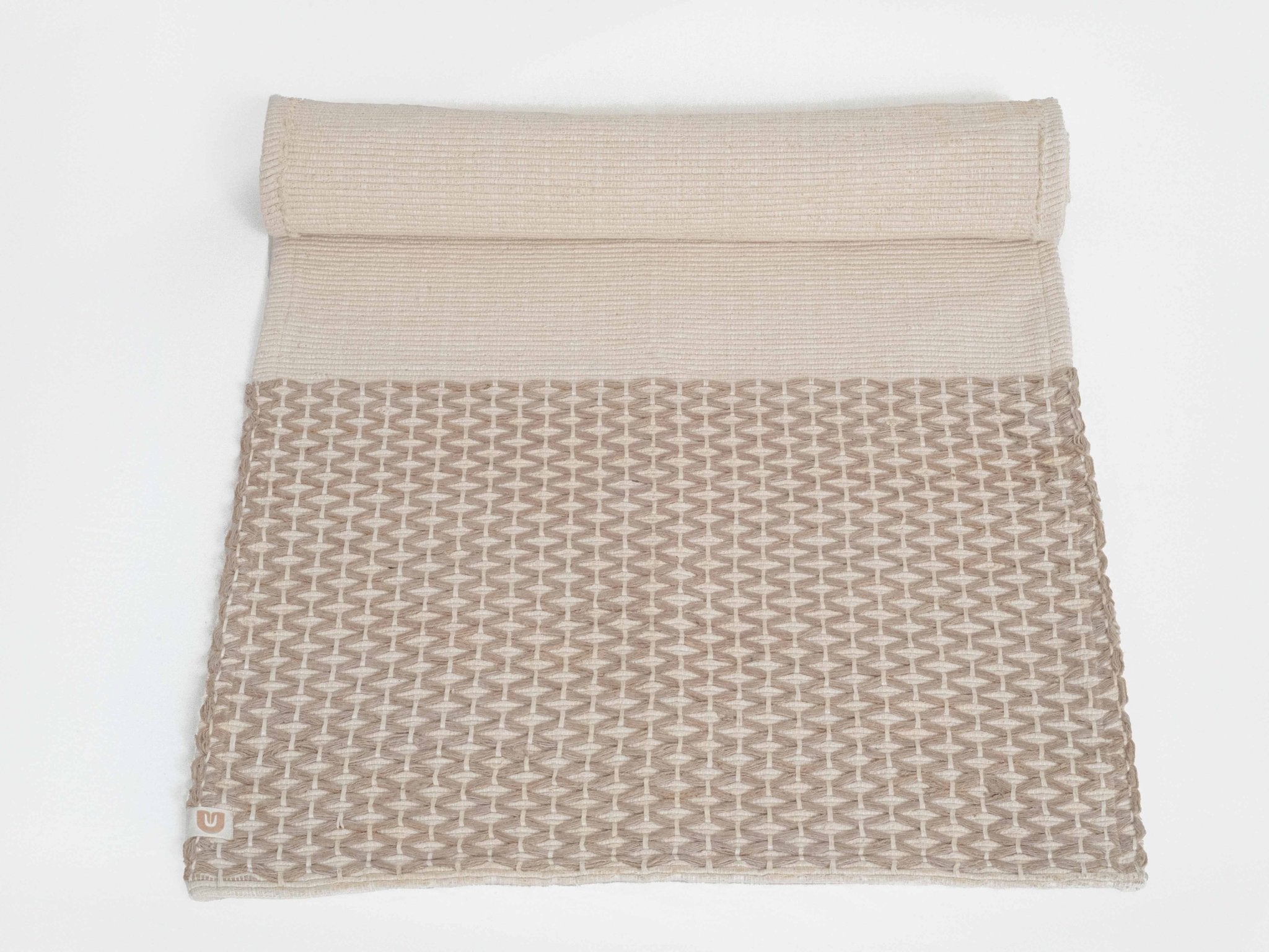 Diamond Yoga Mat - Clay & Cream 7mm - Reprise Activewear