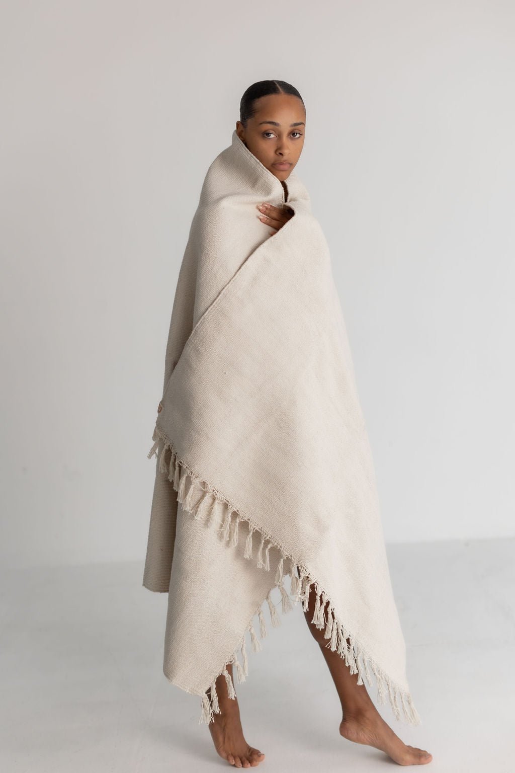 Organic Cotton Yoga Blanket - Naturally Dyed - Reprise Activewear