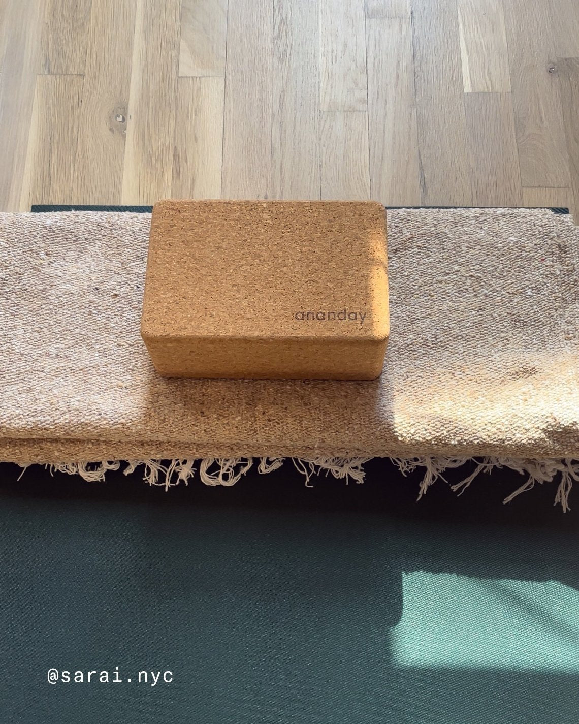 Cork Yoga Block by Ananday