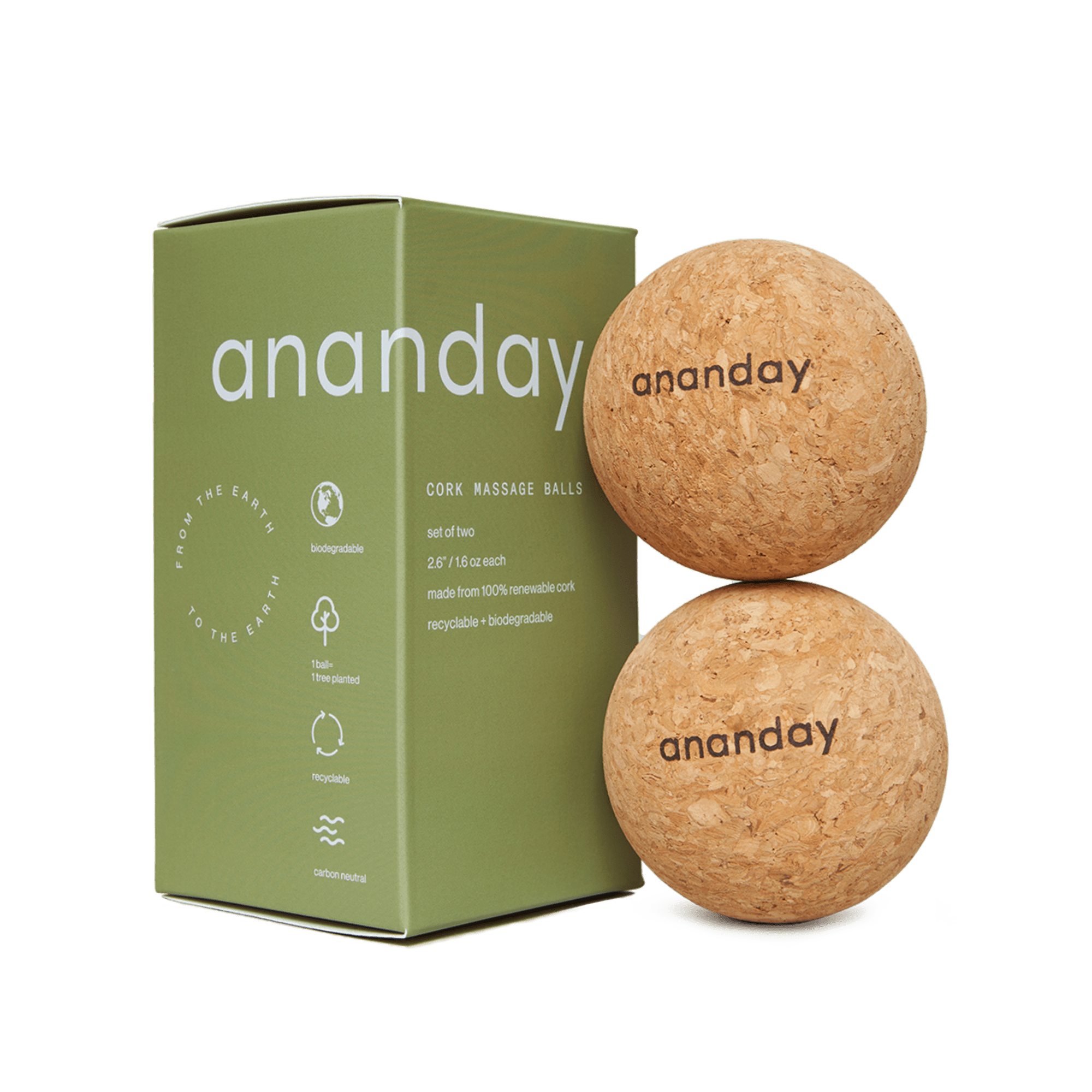 Cork Massage Ball Set - Reprise Activewear