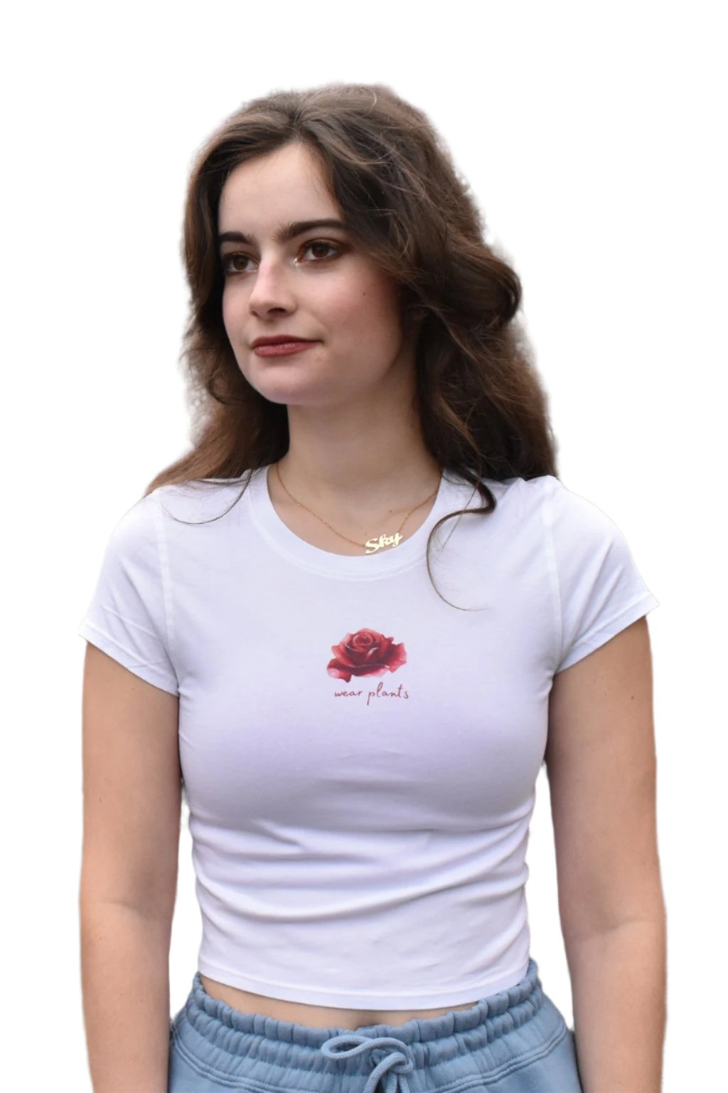 "Wear Plants" Crop Tee - Reprise Activewear
