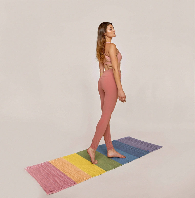Chakra Energy Herbal Yoga Mat by okoliving Reprise Activewear
