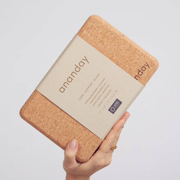 Cork Yoga Block by Ananday